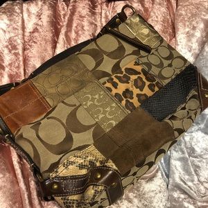 Coach Carly patchwork